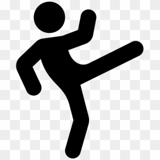 This Is An Image Of A Person Kicking, HD Png Download