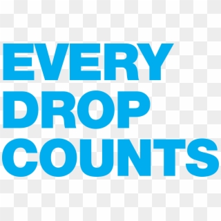 Every Drop Counts - Oval, HD Png Download