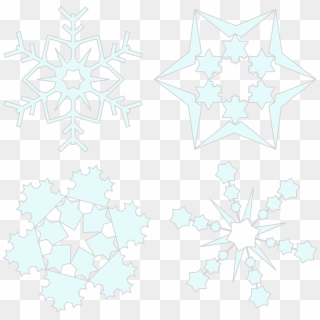 Snowflakes-arvin61r58 - Star, HD Png Download