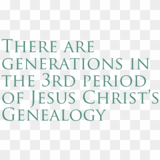 The Very Brief Description Of The 3rd Period Of Generations - Southampton Solent University, HD Png Download