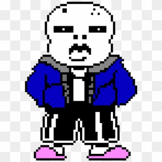 Colored Sans Battle Sprite - Grid Paint