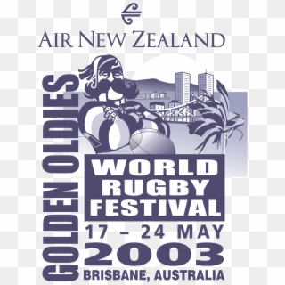Golden Oldies Rugby Logo Png Transparent , Png Download - Air New Zealand, Png Download