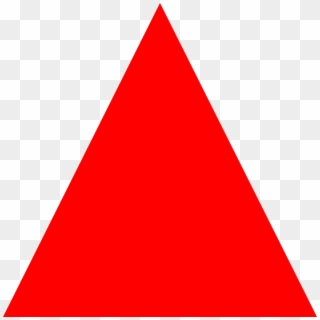 File - Increase Negative - Svg - Red Arrow Up , Png - Triangle Clipart, Transparent Png