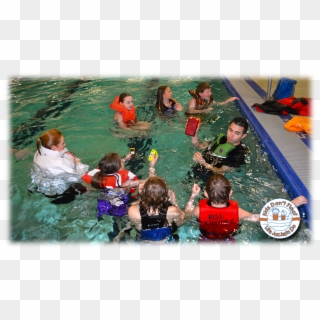 Kids Don't Float Pool Session - Kids In Life Jackets Pool, HD Png Download