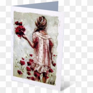 Small Greeting Card - Skilderye Van Rose, HD Png Download
