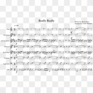 Really Really Sheet Music Composed By Written By - Unchained Melody Bass, HD Png Download