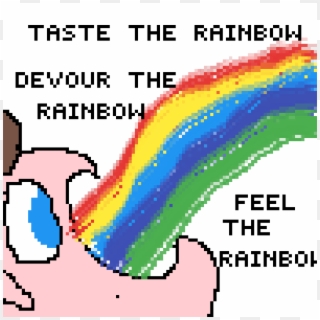Taste The Rainbow Feel It Lick Love It - Mega Man Box Art, HD Png Download