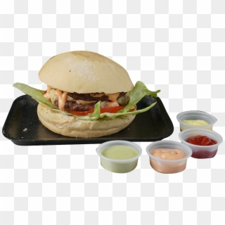 Hamburguesa Sencilla - Fast Food, HD Png Download