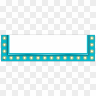 Light Blue Marquee Magnetic Pockets - Office Ruler, HD Png Download