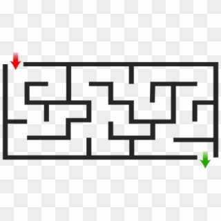 Maze - Simple Maze Png, Transparent Png