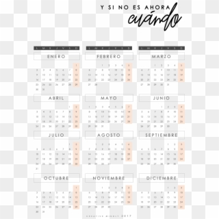 Los Calendarios Creative Mindly - Calendario 2018 Creative Mindly, HD Png Download