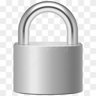 Free Png Download Padlock Silver Clip Art Clipart Png - Button Icon, Transparent Png