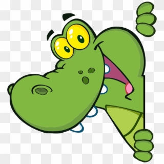 Vinilo Infantil Cocodrilo Color - Cartoon Happy Crocodile, HD Png Download
