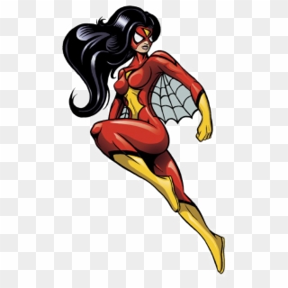 Spider-woman Transparent Images - Spider Woman Clip Art, HD Png Download