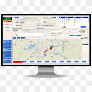 Hindsite Tracker Real Time Truck Tracking - Computer Monitor, HD Png Download