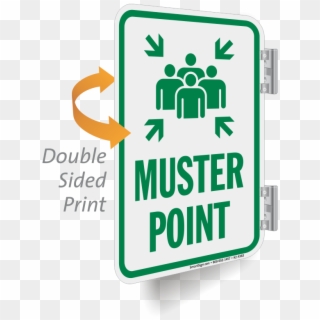 Muster Point Double Sided Metal Sign - Muster Point, HD Png Download