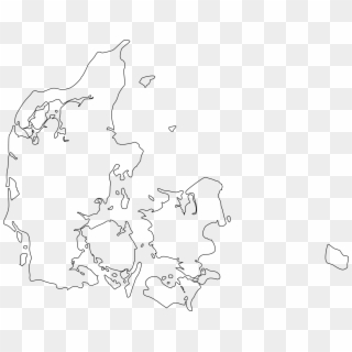 This Free Icons Png Design Of Map Of Denmark - Denmark Blank Map, Transparent Png