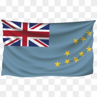 Tuvalu Wrinkled Flag - Flag Of Fiji, HD Png Download