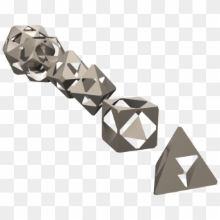 Void Dice Set - Triangle, HD Png Download