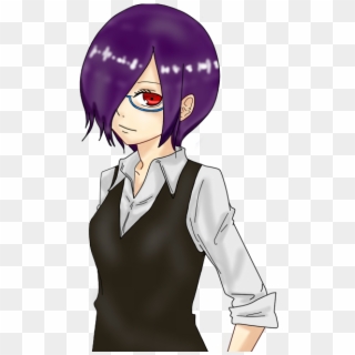 Touka Png - Anime Girl Hair Covering One Eye, Transparent Png -  600x600(#4281600) - PngFind