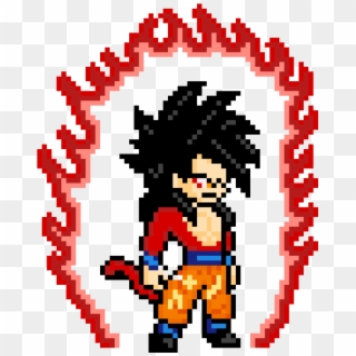 Ssj4 Goku - Cartoon, HD Png Download