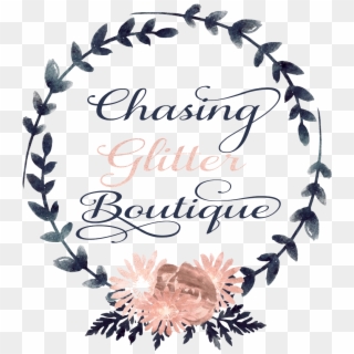 Chasing Glitter Offers Custom Items From Shirts To - Rose Gold Flower Clip Art, HD Png Download