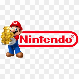 Nintendo Logo With Mario, HD Png Download