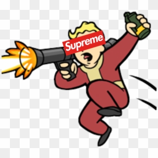 Vaultboy Sticker - Fallout, HD Png Download