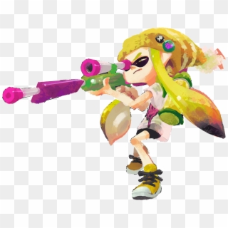 Yellow Inkling - Splatoon Inkling Pixel Art, HD Png Download - 650x650 ...