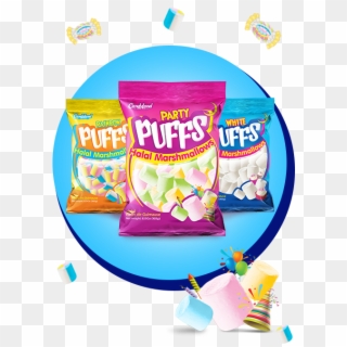 Candyland Puffs Marshmallows, HD Png Download