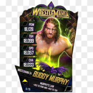 Common Supercard Buddymurphy S4 19 Wrestlemania34 Fusion - Buddy Murphy Wwe Supercard, HD Png Download