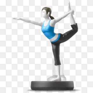 Interactive Figures - Amiibo Wii Fit Trainer, HD Png Download