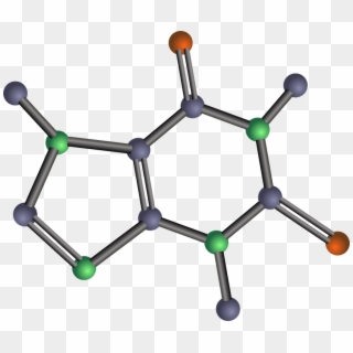 Caffeine Molecule Chemical Structure Chemistry - Molecule Clipart, HD Png Download