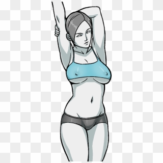 Resized To 94% Of Original Loading Wii Fit Trainer - Girl, HD Png Download