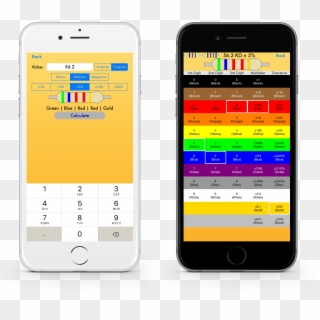 Resistor Color Code Calculator Voutsasapps - Iphone, HD Png Download
