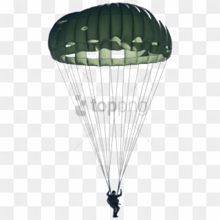 Free Png Green Military Parachute Png Image With Transparent - Fighter Jet Ejection Parachute, Png Download