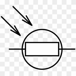 Light Dependent Resistor Symbol Png, Transparent Png
