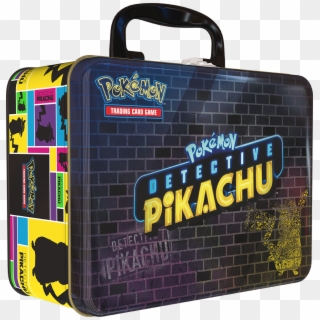 En Pdp Collectors Tin - Detective Pikachu Collector Chest, HD Png Download
