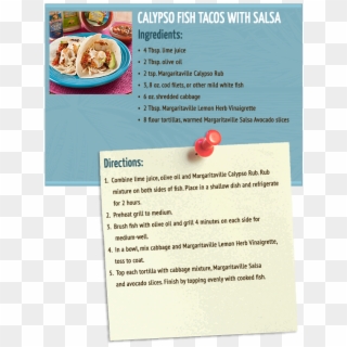 Calypso Fish Tacos - Funnel Cake, HD Png Download