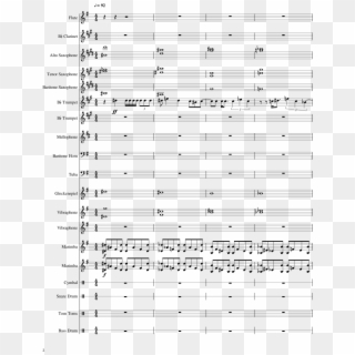 Famous Sheet Music Composed By Kanye West Arr - Feel It Still For Saxophone, HD Png Download
