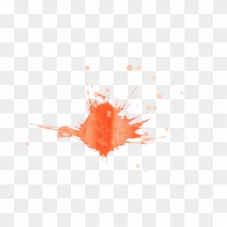 12 Orange Watercolor Splatter Png Transparent Onlygfxcom - Visual Arts, Png Download
