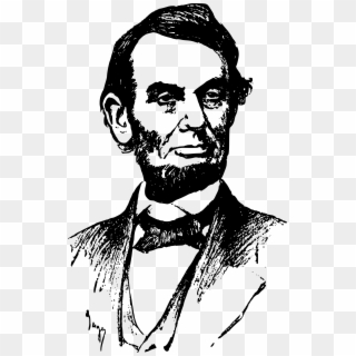 Abraham Lincoln Png Pic - Abraham Lincoln Black Art, Transparent Png