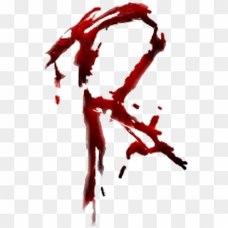 556 X 844 23 - R Letter With Blood, HD Png Download