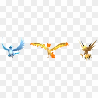 The 3 Legnedary Birds - Articuno Moltres Zapdos Pokemon Go, HD Png Download