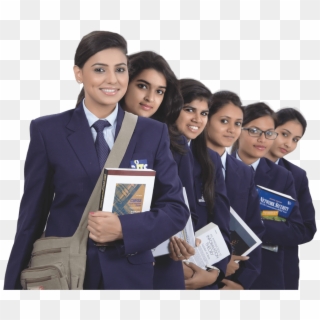 College Students In Uniform, HD Png Download