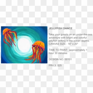 Jellyfish Dance Popup Paint Studio - Marine Biology, HD Png Download