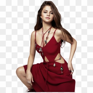 Selena Gomez Red Dress Sexy - Selena Gomez Png, Transparent Png