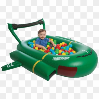 Free Png Download Thunderbirds Inflatable Thunderbird - Thunderbird 2 Kaptb01 Inflatable Play Pool, Transparent Png