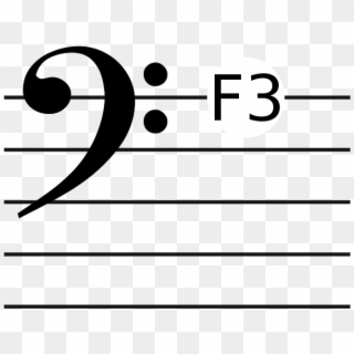 Sub-bass Clef - Bass Clef, HD Png Download
