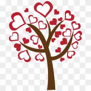 Free Valentine Clip Art Images - Valentines Day Tree Clipart, HD Png Download